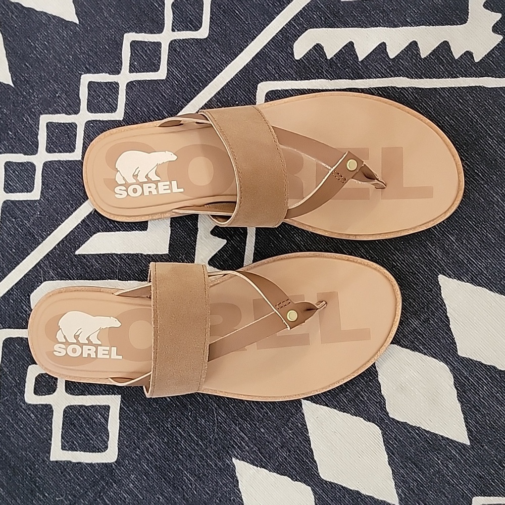 Women's Size 7 Sorel Ella II Strappy Slide Sandal